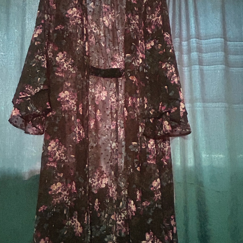 Torrid Floral Sheer Kimono